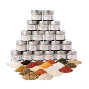 Complete Gourmet Seasonings, Spices and Sea Salts Collection